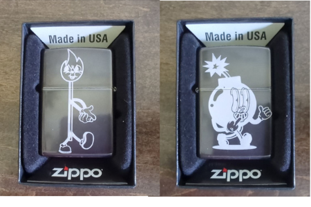 FAFO Classic Zippo - Glossy Smoke